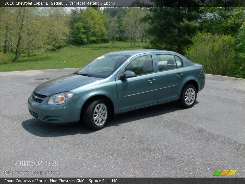 Silver Moss Metallic / Ebony 2010 Chevrolet Cobalt LT Sedan
