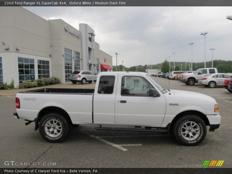Oxford White / Medium Dark Flint 2009 Ford Ranger XL SuperCab 4x4