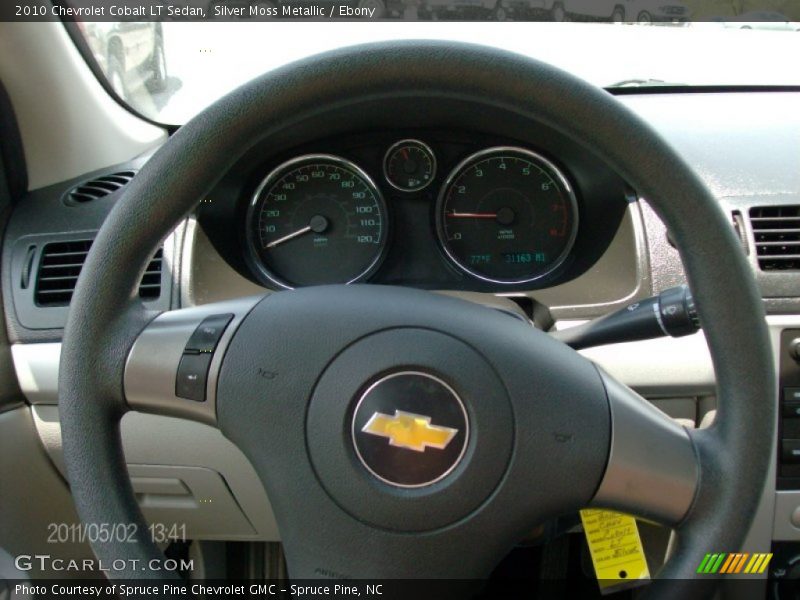 Silver Moss Metallic / Ebony 2010 Chevrolet Cobalt LT Sedan