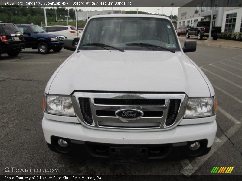 Oxford White / Medium Dark Flint 2009 Ford Ranger XL SuperCab 4x4