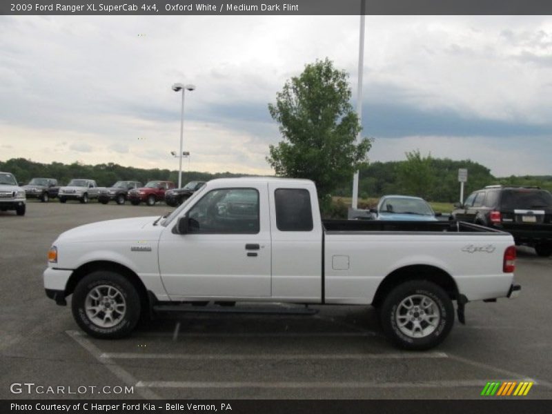 Oxford White / Medium Dark Flint 2009 Ford Ranger XL SuperCab 4x4