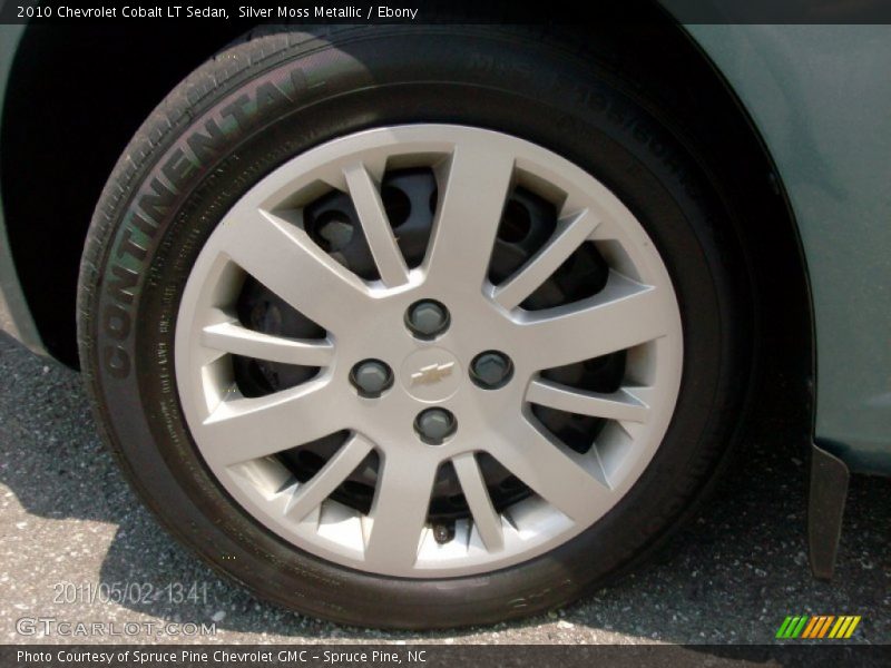 Silver Moss Metallic / Ebony 2010 Chevrolet Cobalt LT Sedan
