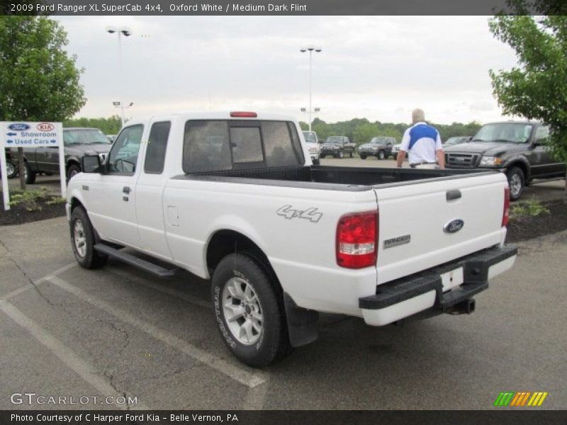 Oxford White / Medium Dark Flint 2009 Ford Ranger XL SuperCab 4x4