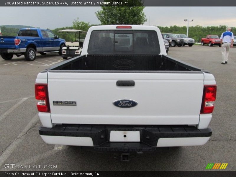 Oxford White / Medium Dark Flint 2009 Ford Ranger XL SuperCab 4x4