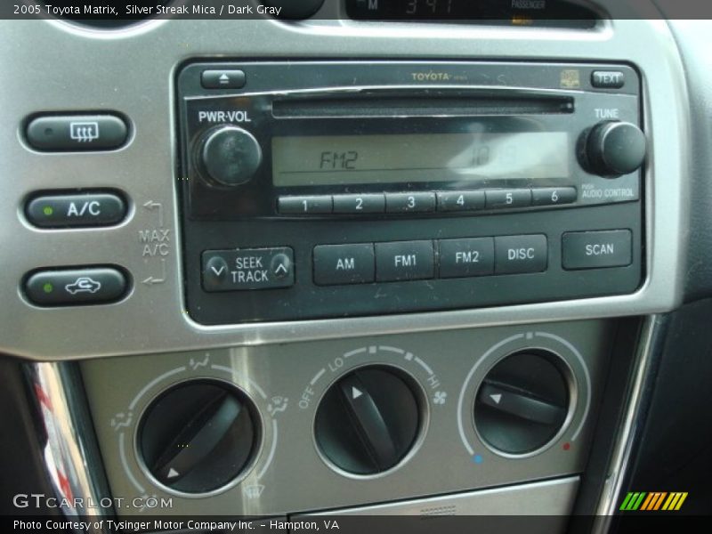 Silver Streak Mica / Dark Gray 2005 Toyota Matrix