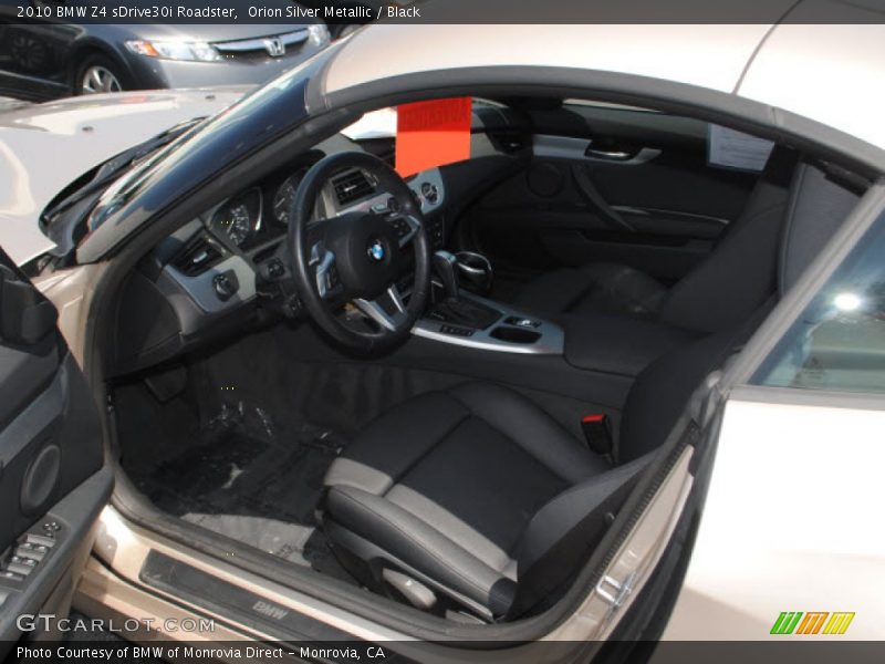 Orion Silver Metallic / Black 2010 BMW Z4 sDrive30i Roadster