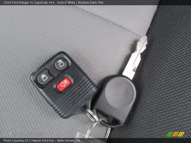 Oxford White / Medium Dark Flint 2009 Ford Ranger XL SuperCab 4x4