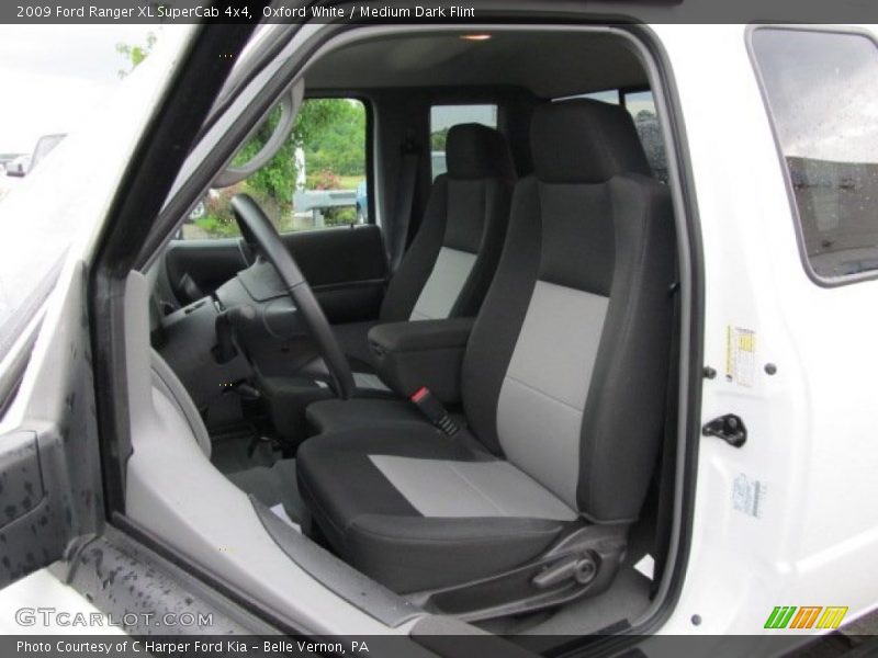 Oxford White / Medium Dark Flint 2009 Ford Ranger XL SuperCab 4x4