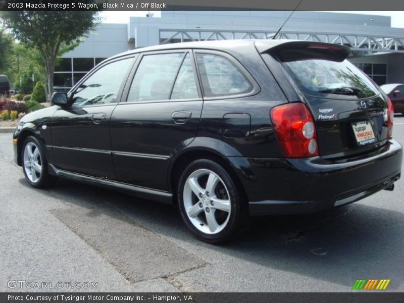 Black Mica / Off Black 2003 Mazda Protege 5 Wagon