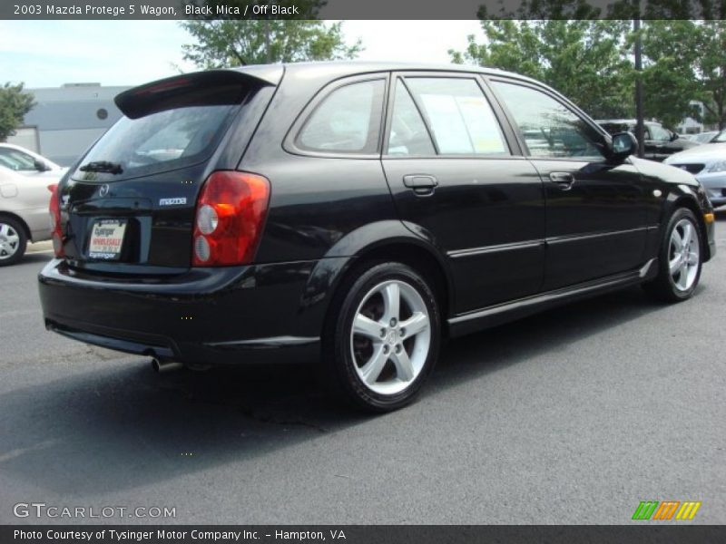 Black Mica / Off Black 2003 Mazda Protege 5 Wagon