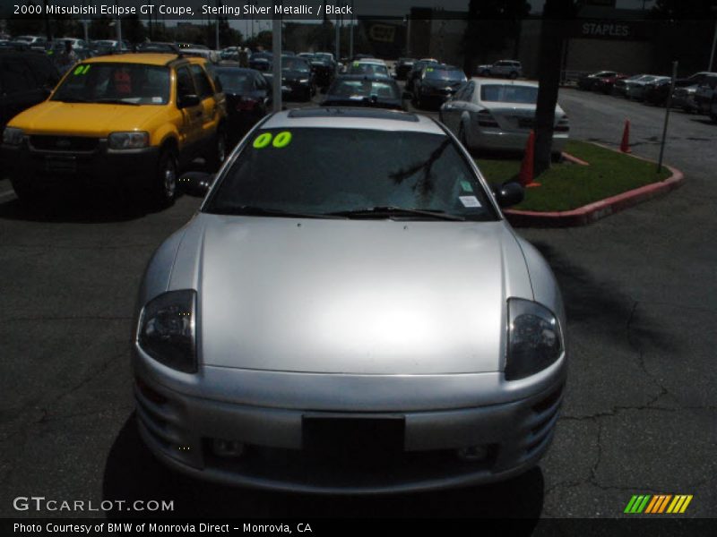 Sterling Silver Metallic / Black 2000 Mitsubishi Eclipse GT Coupe