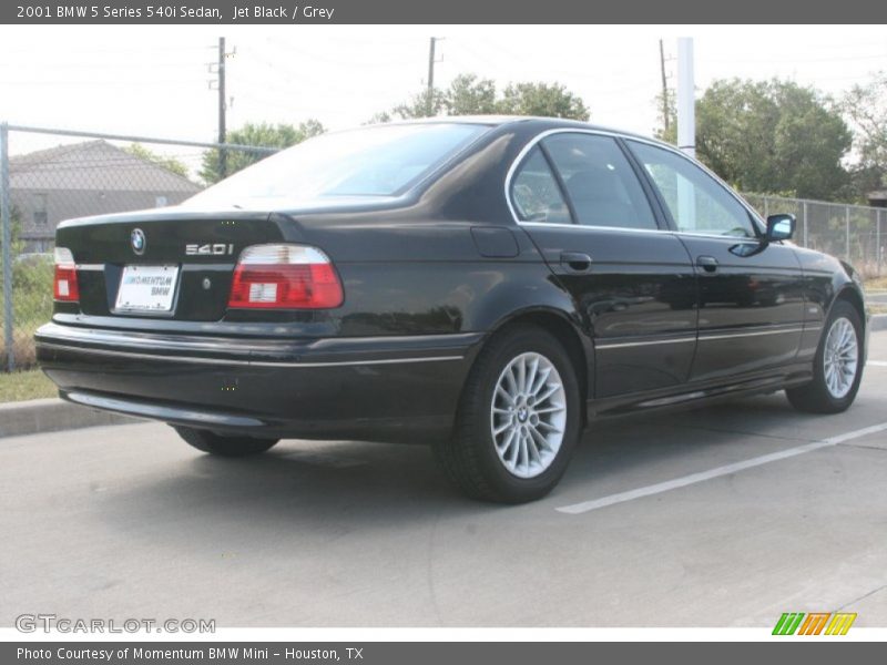 Jet Black / Grey 2001 BMW 5 Series 540i Sedan