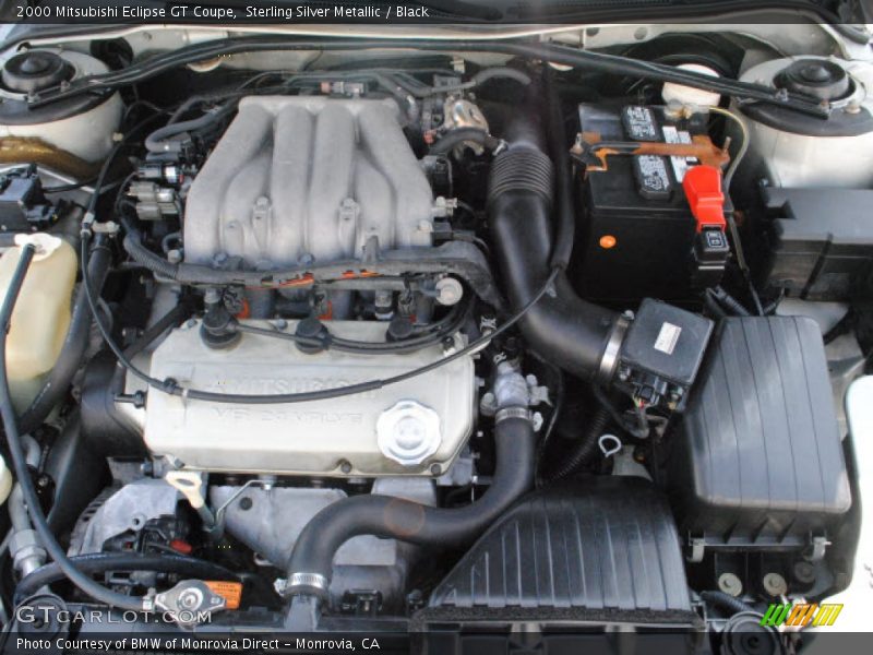 Sterling Silver Metallic / Black 2000 Mitsubishi Eclipse GT Coupe