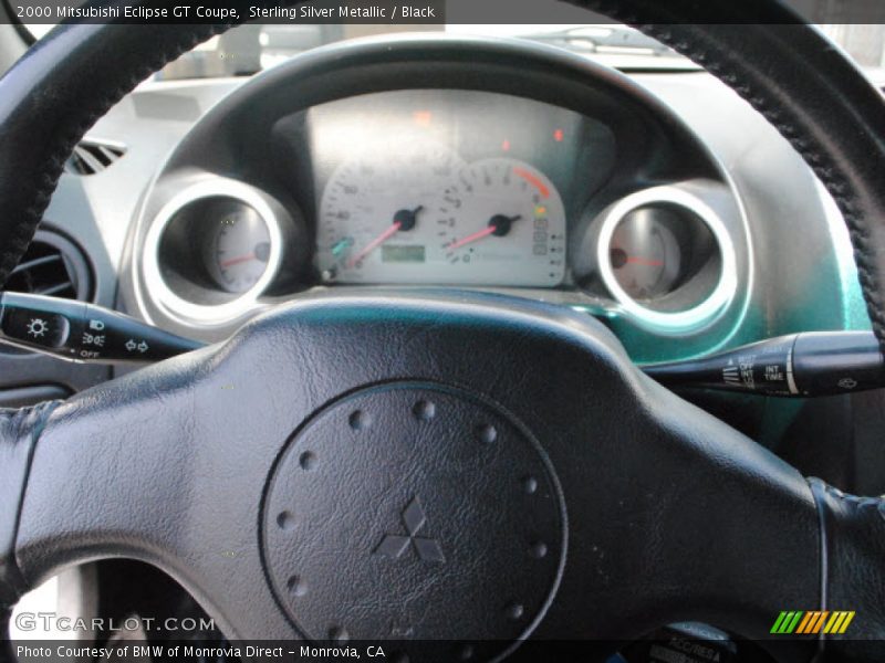Sterling Silver Metallic / Black 2000 Mitsubishi Eclipse GT Coupe