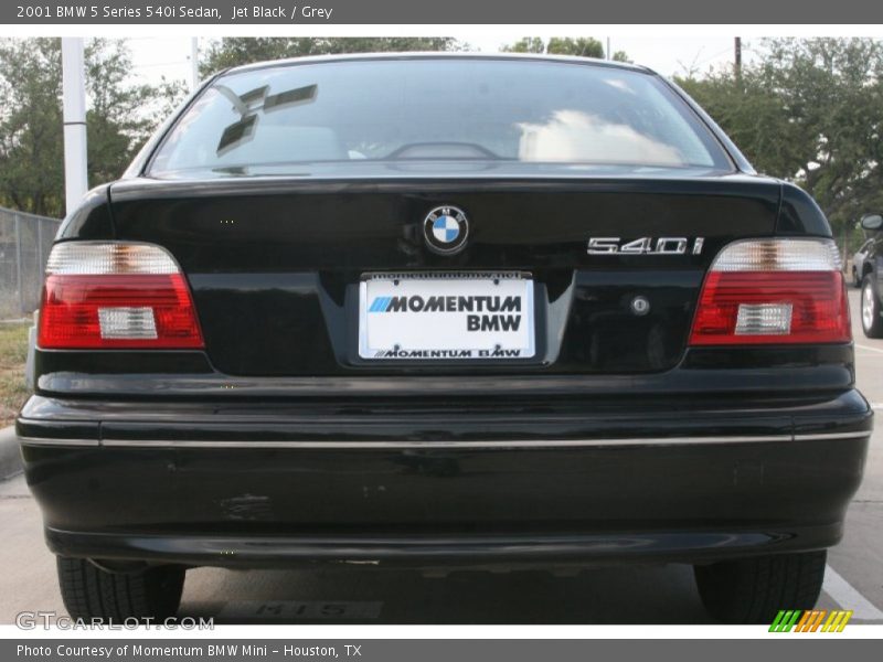 Jet Black / Grey 2001 BMW 5 Series 540i Sedan