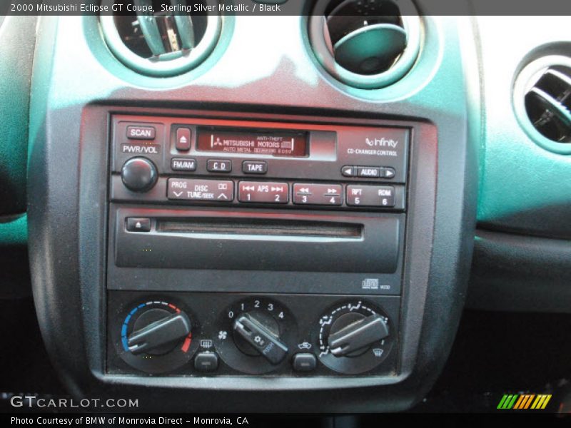 Sterling Silver Metallic / Black 2000 Mitsubishi Eclipse GT Coupe