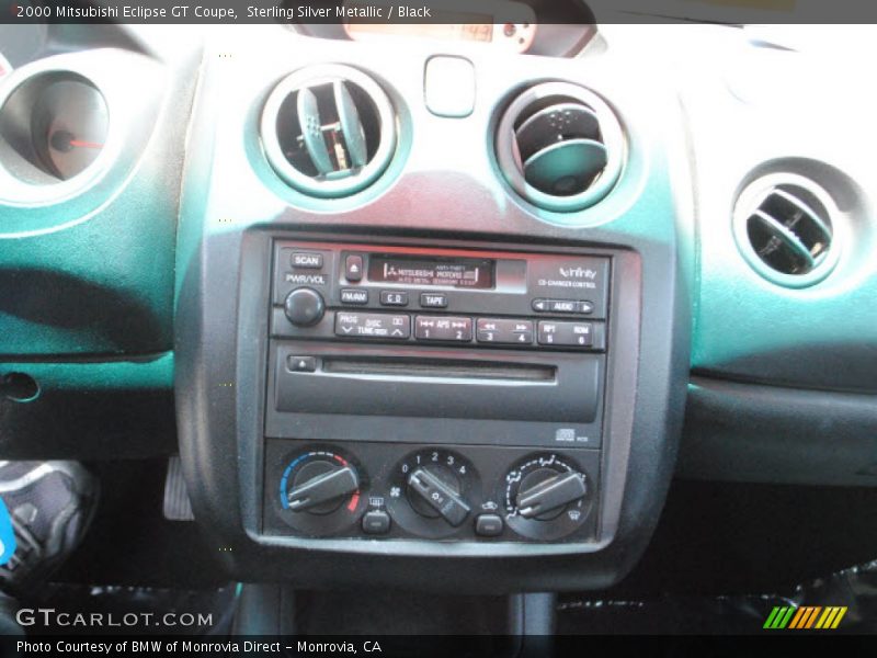 Sterling Silver Metallic / Black 2000 Mitsubishi Eclipse GT Coupe