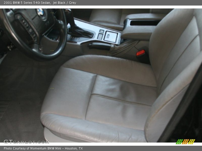 Jet Black / Grey 2001 BMW 5 Series 540i Sedan