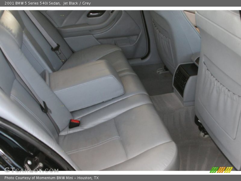 Jet Black / Grey 2001 BMW 5 Series 540i Sedan