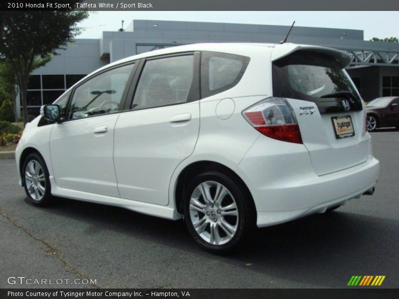 Taffeta White / Sport Black 2010 Honda Fit Sport