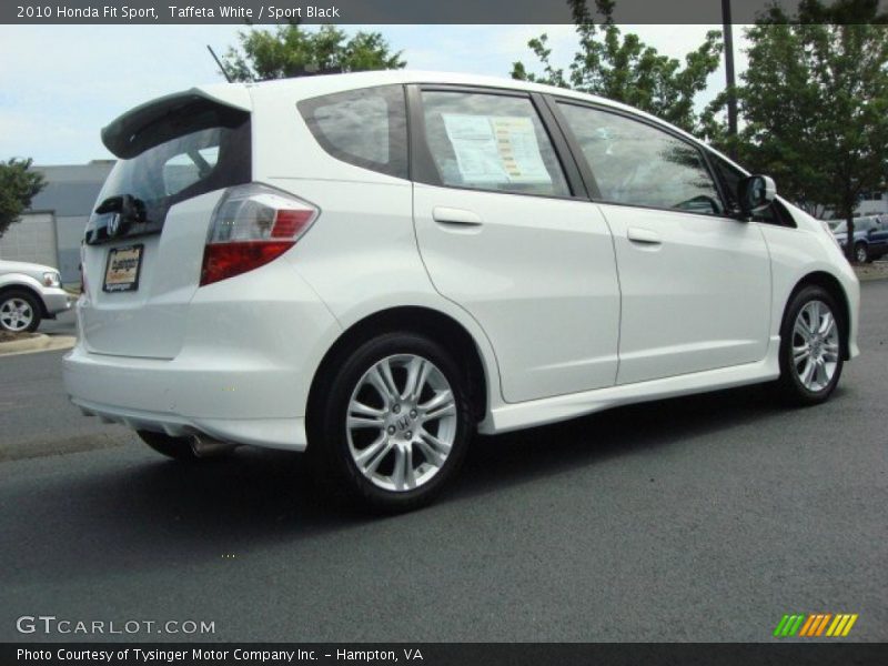 Taffeta White / Sport Black 2010 Honda Fit Sport