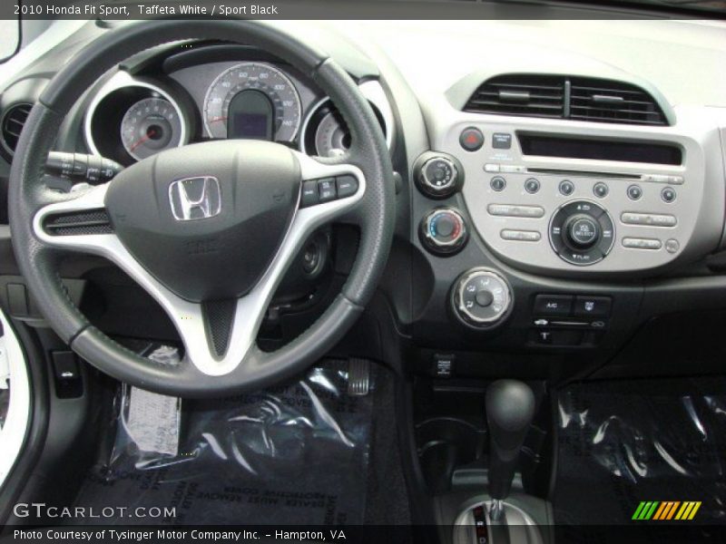 Taffeta White / Sport Black 2010 Honda Fit Sport