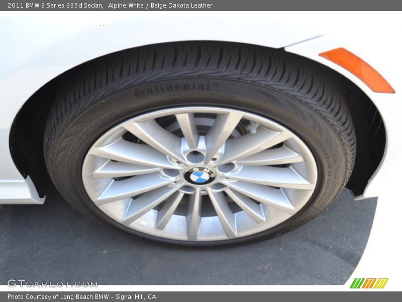 Alpine White / Beige Dakota Leather 2011 BMW 3 Series 335d Sedan
