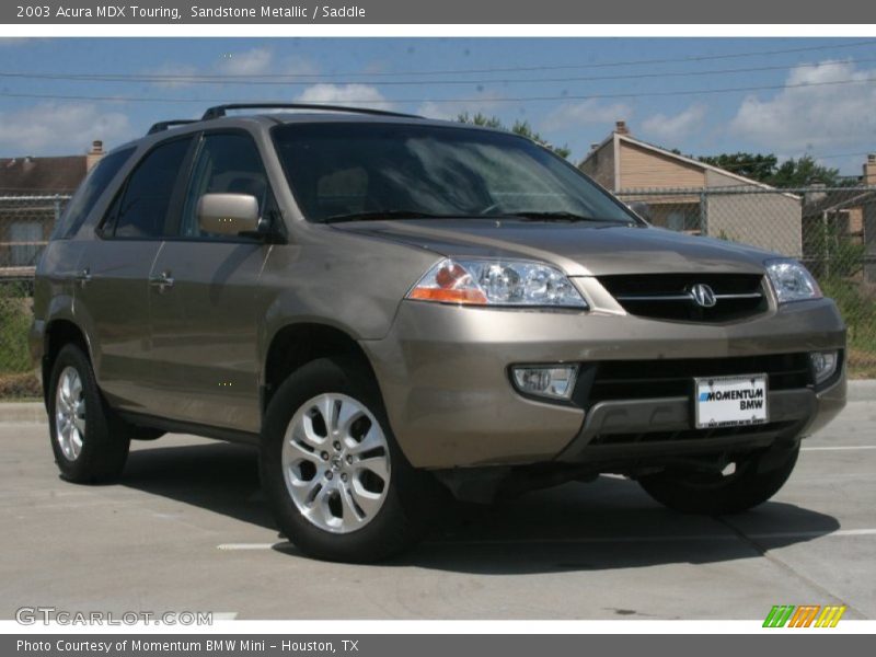 Sandstone Metallic / Saddle 2003 Acura MDX Touring