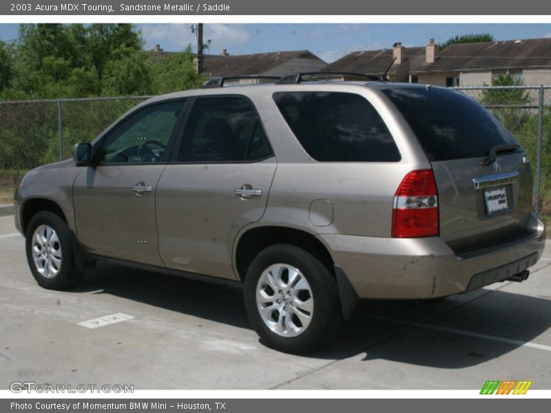 Sandstone Metallic / Saddle 2003 Acura MDX Touring
