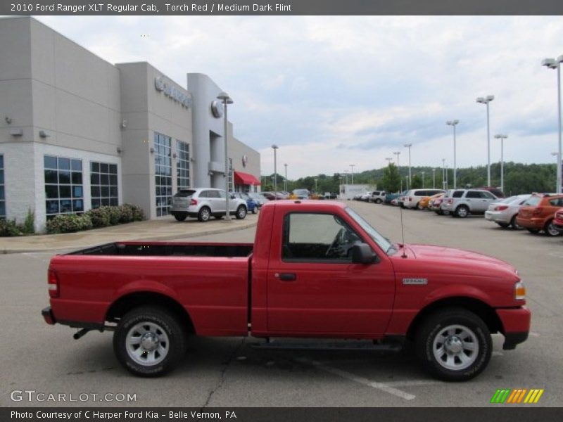 Torch Red / Medium Dark Flint 2010 Ford Ranger XLT Regular Cab