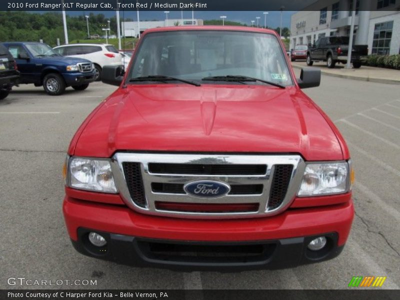Torch Red / Medium Dark Flint 2010 Ford Ranger XLT Regular Cab