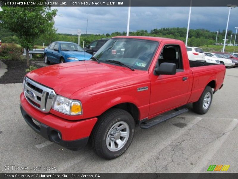 Torch Red / Medium Dark Flint 2010 Ford Ranger XLT Regular Cab