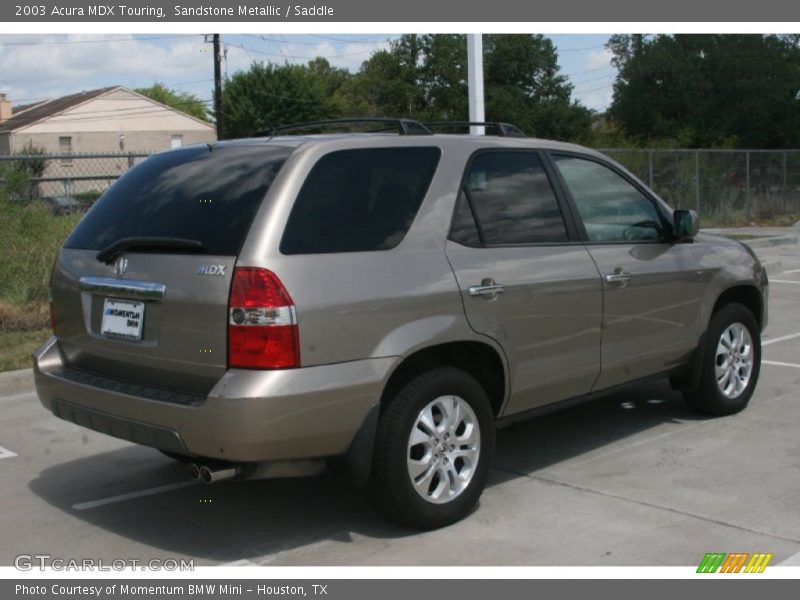 Sandstone Metallic / Saddle 2003 Acura MDX Touring