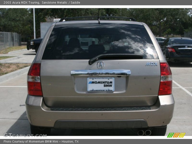 Sandstone Metallic / Saddle 2003 Acura MDX Touring