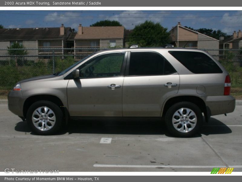 Sandstone Metallic / Saddle 2003 Acura MDX Touring