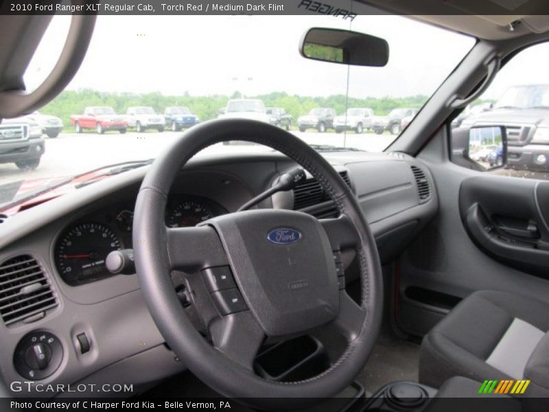 Torch Red / Medium Dark Flint 2010 Ford Ranger XLT Regular Cab