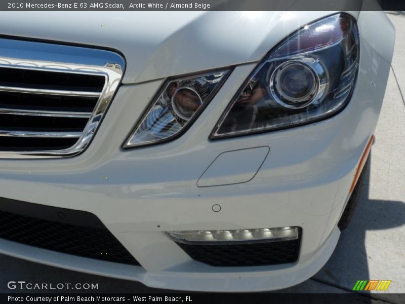 Arctic White / Almond Beige 2010 Mercedes-Benz E 63 AMG Sedan