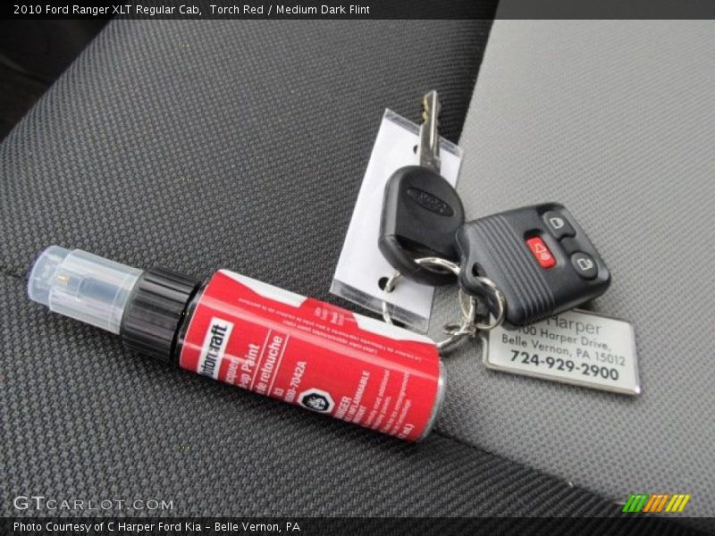 Torch Red / Medium Dark Flint 2010 Ford Ranger XLT Regular Cab