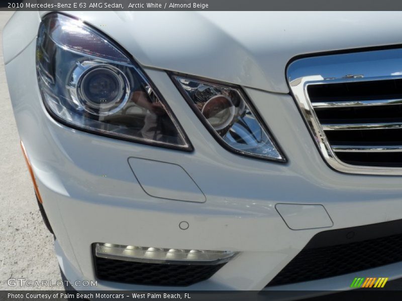 Arctic White / Almond Beige 2010 Mercedes-Benz E 63 AMG Sedan