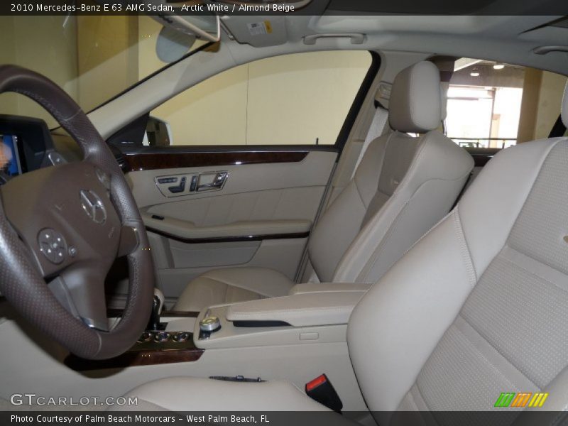 Arctic White / Almond Beige 2010 Mercedes-Benz E 63 AMG Sedan