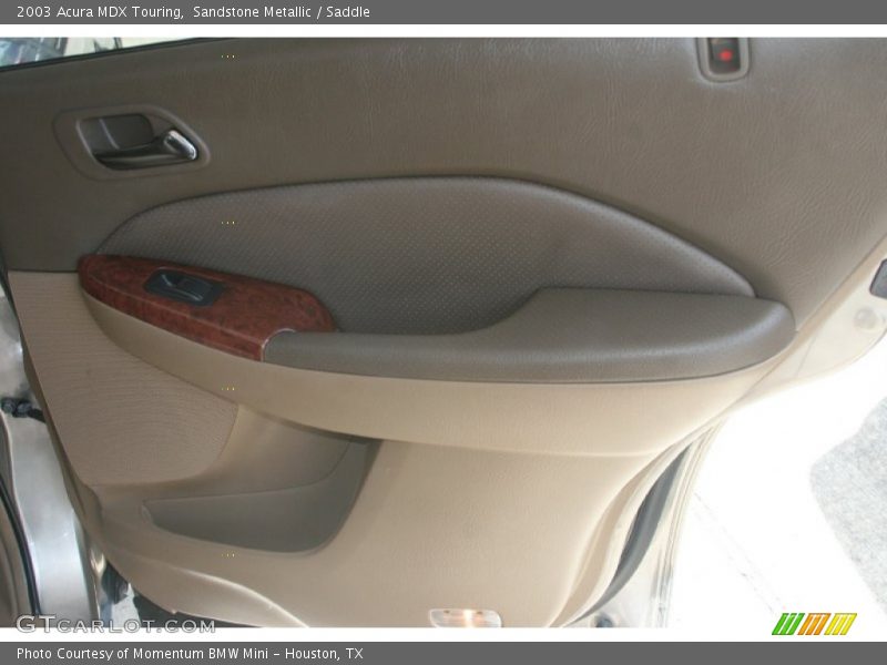 Sandstone Metallic / Saddle 2003 Acura MDX Touring