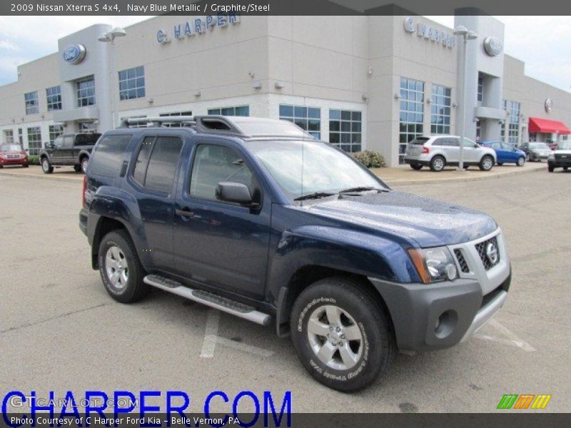 Navy Blue Metallic / Graphite/Steel 2009 Nissan Xterra S 4x4