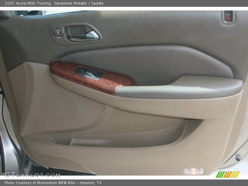 Sandstone Metallic / Saddle 2003 Acura MDX Touring