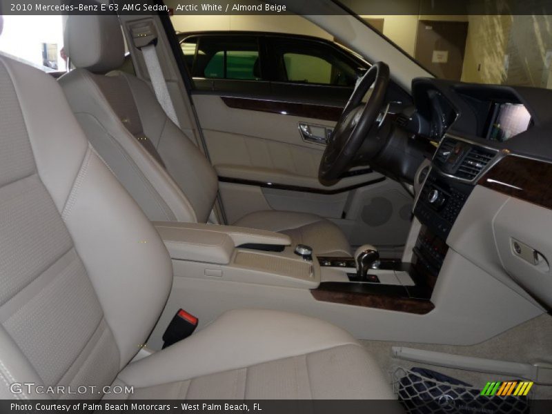 Arctic White / Almond Beige 2010 Mercedes-Benz E 63 AMG Sedan