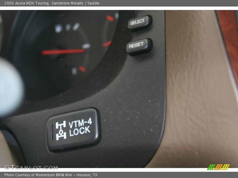 Sandstone Metallic / Saddle 2003 Acura MDX Touring