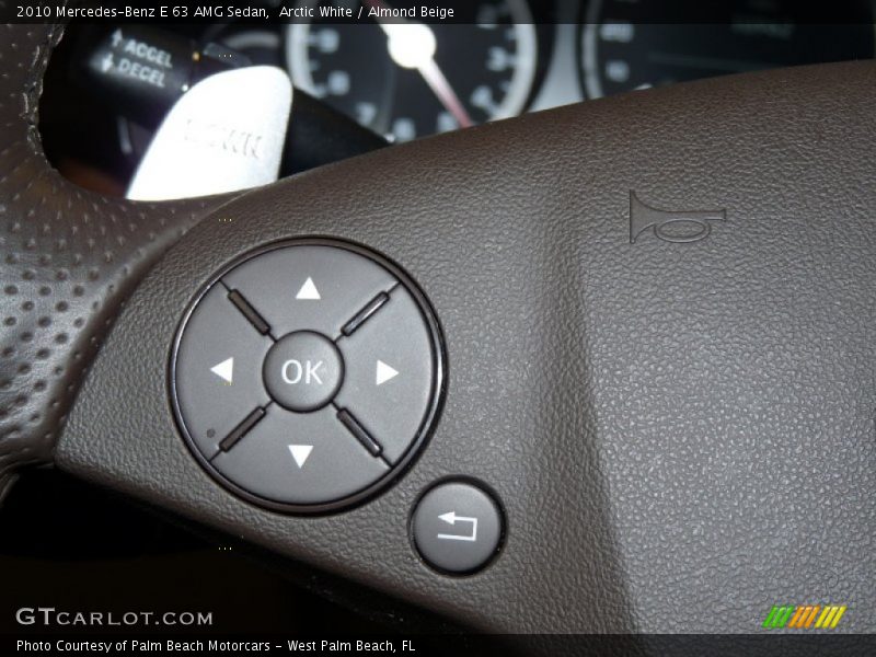 Controls of 2010 E 63 AMG Sedan