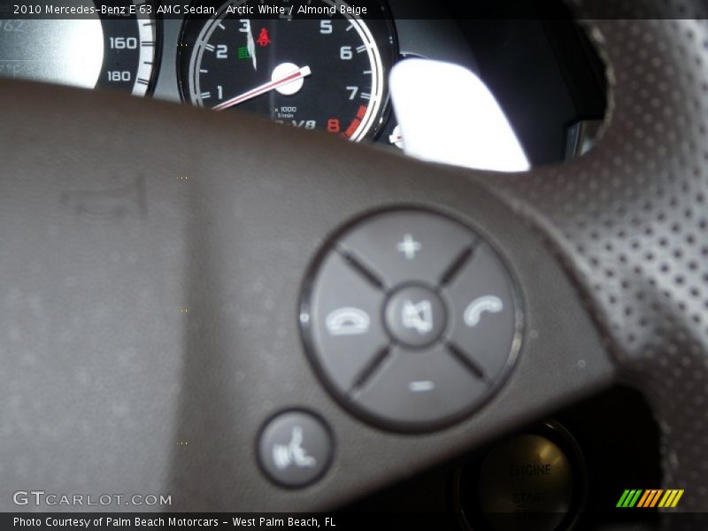 Arctic White / Almond Beige 2010 Mercedes-Benz E 63 AMG Sedan