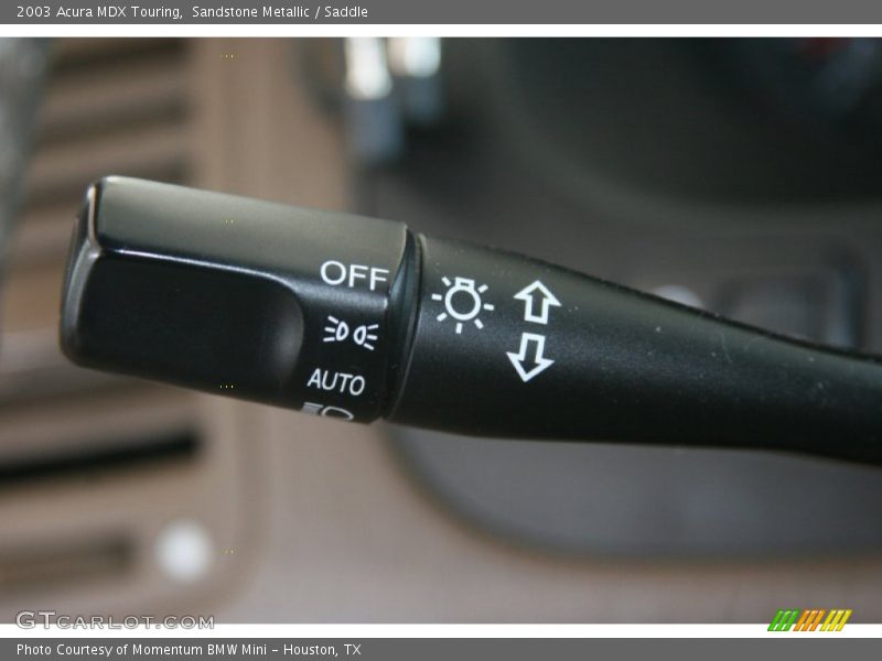 Controls of 2003 MDX Touring