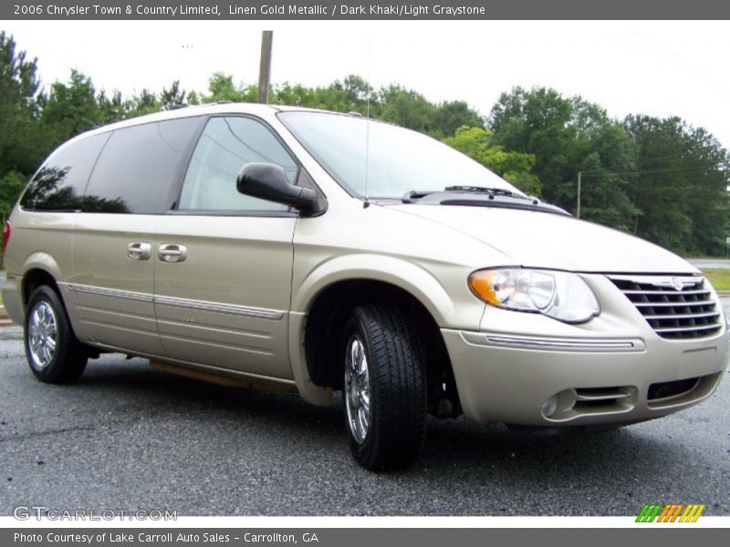 Linen Gold Metallic / Dark Khaki/Light Graystone 2006 Chrysler Town & Country Limited