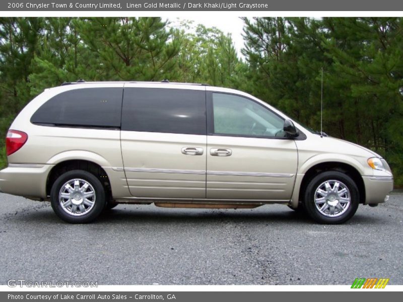 Linen Gold Metallic / Dark Khaki/Light Graystone 2006 Chrysler Town & Country Limited